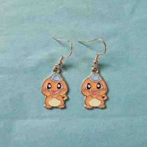 🔮3/$15 Pokemon Charmander Earrings